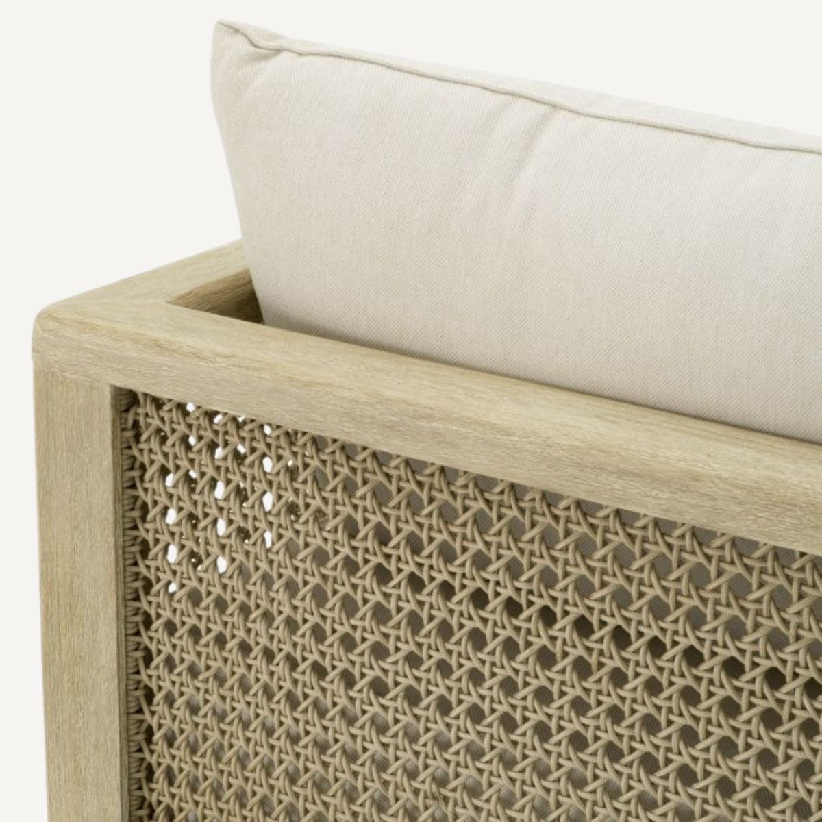 Fauteuil d'extérieur en teck beige | Eichholtz Julian | REMO-HOME, mobilier et décoration d'intérieur