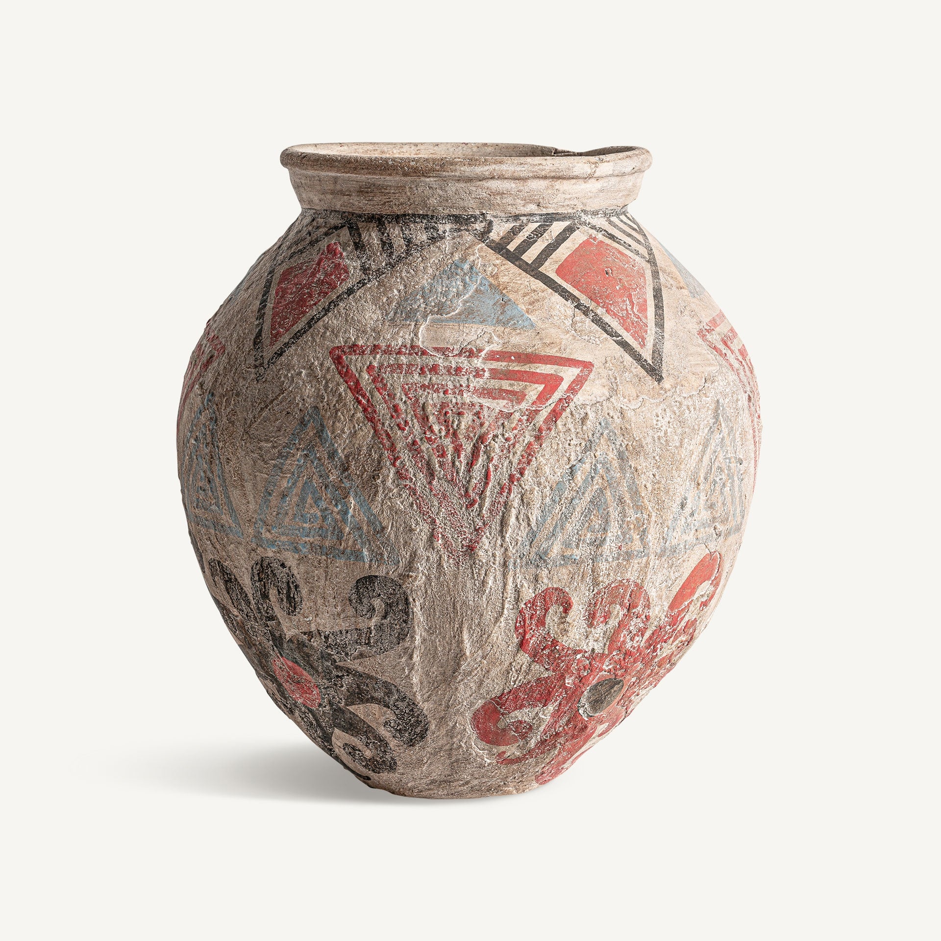 Jarre terre cuite multicolore ethnique | VICAL Didac | REMO-HOME, mobilier design et décoration d'intérieur