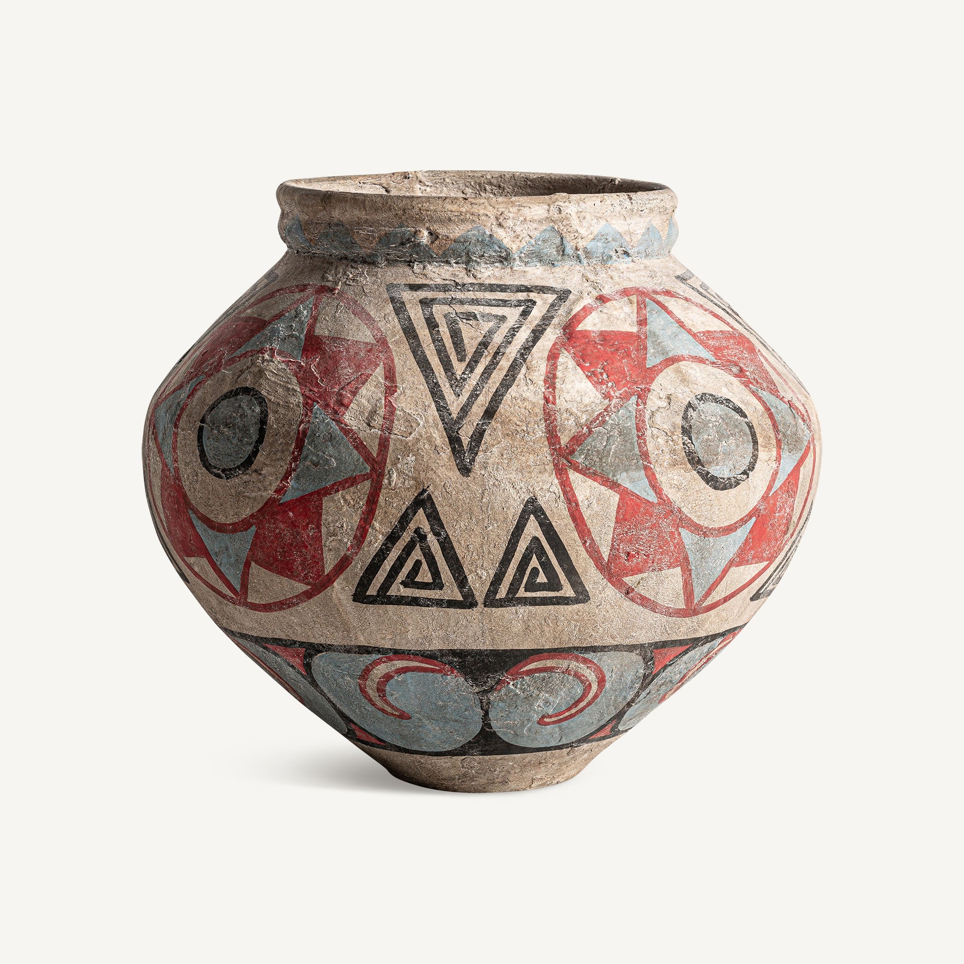 Jarre terre cuite multicouleur ethnique | VICAL Heneo | REMO-HOME, mobilier design et décoration d'intérieur