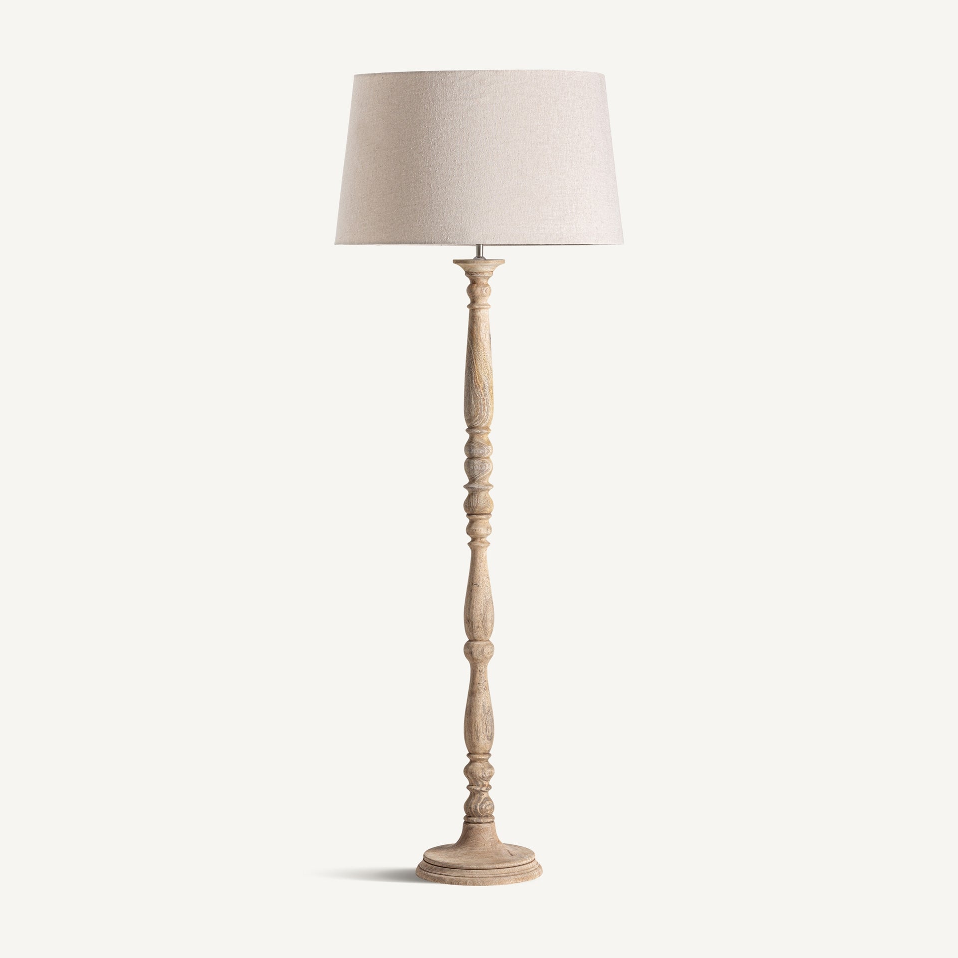 Lampe trépied bois de mangue beige | VICAL Heilbron | REMO-HOME, mobilier design et décoration d'intérieur