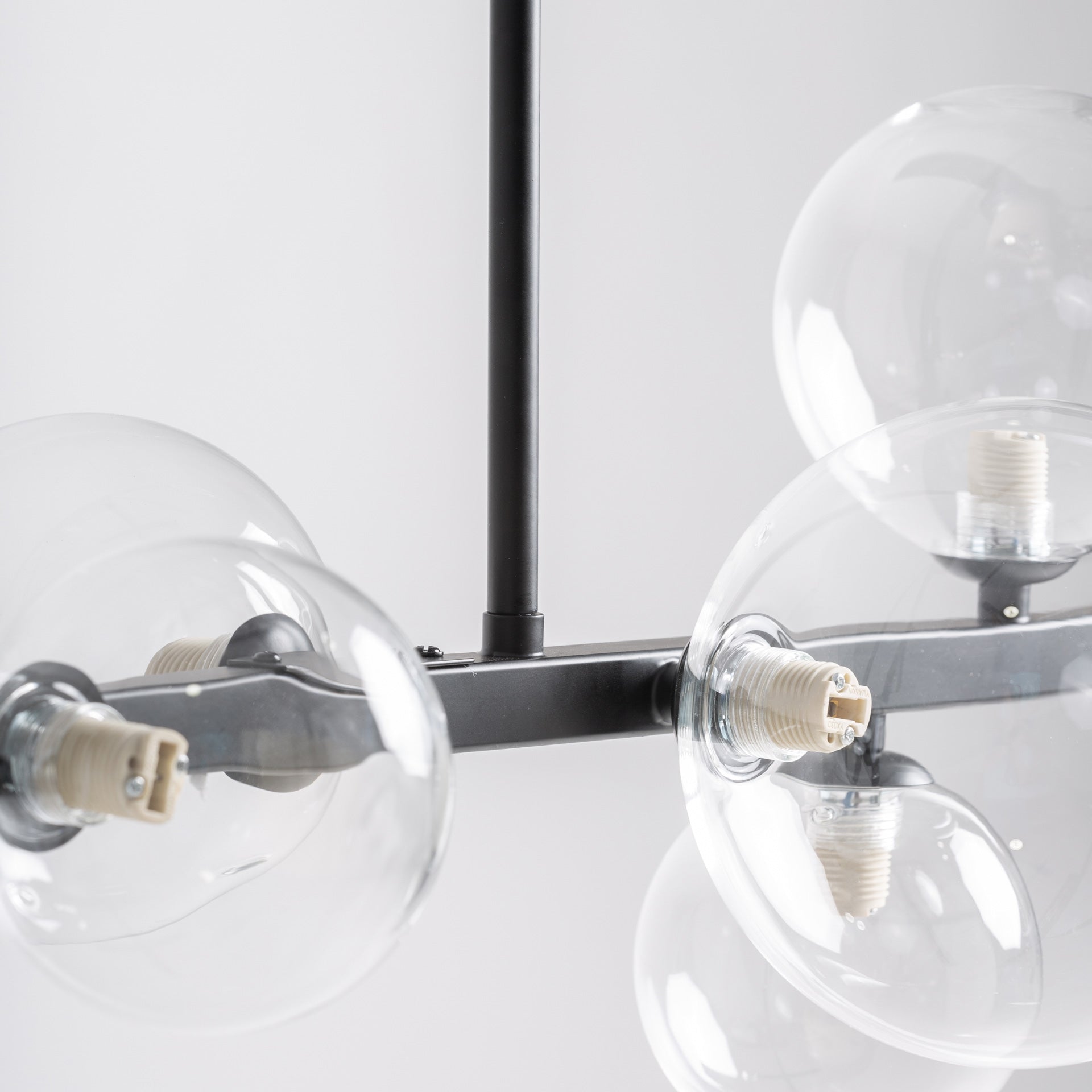 Lustre crystal fumé acier noir | VICAL Daria | REMO-HOME, mobilier design et décoration d'intérieur