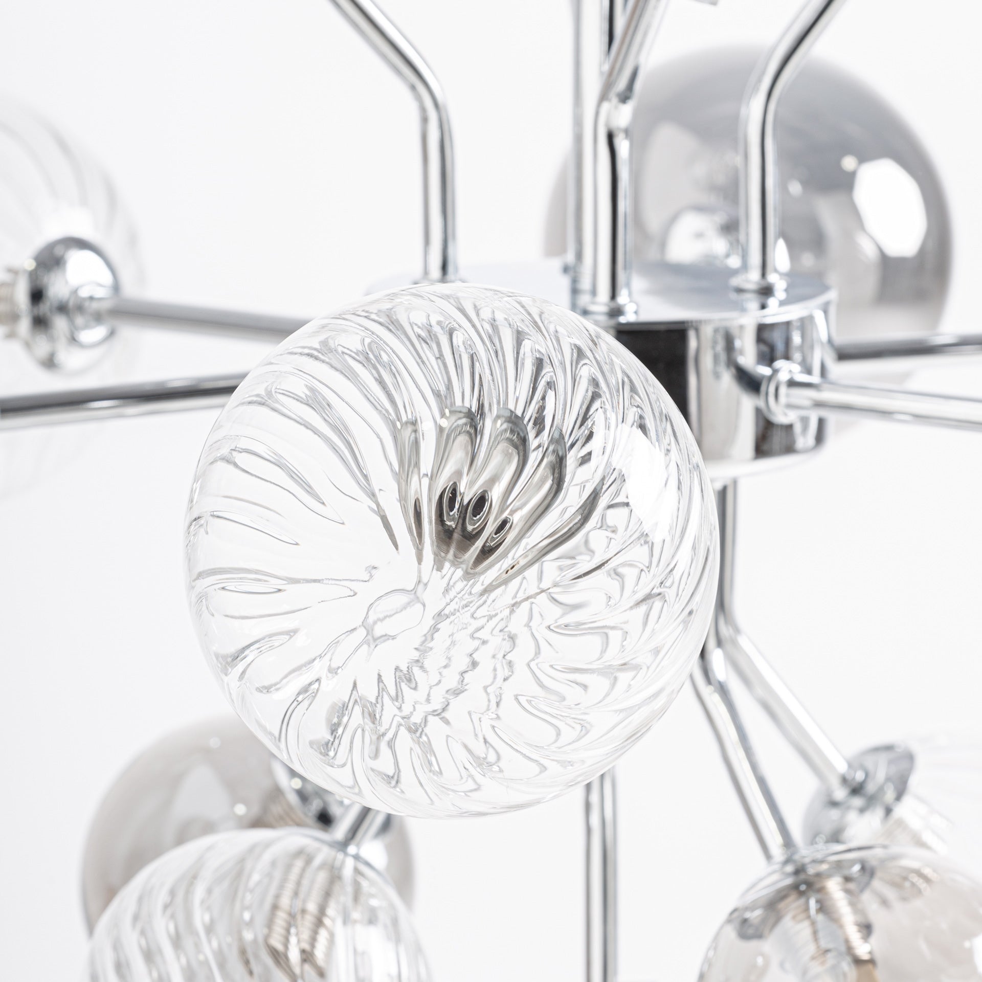 Lustre crystal gris fumé acier argent | VICAL Carla | REMO-HOME, mobilier design et décoration d'intérieur