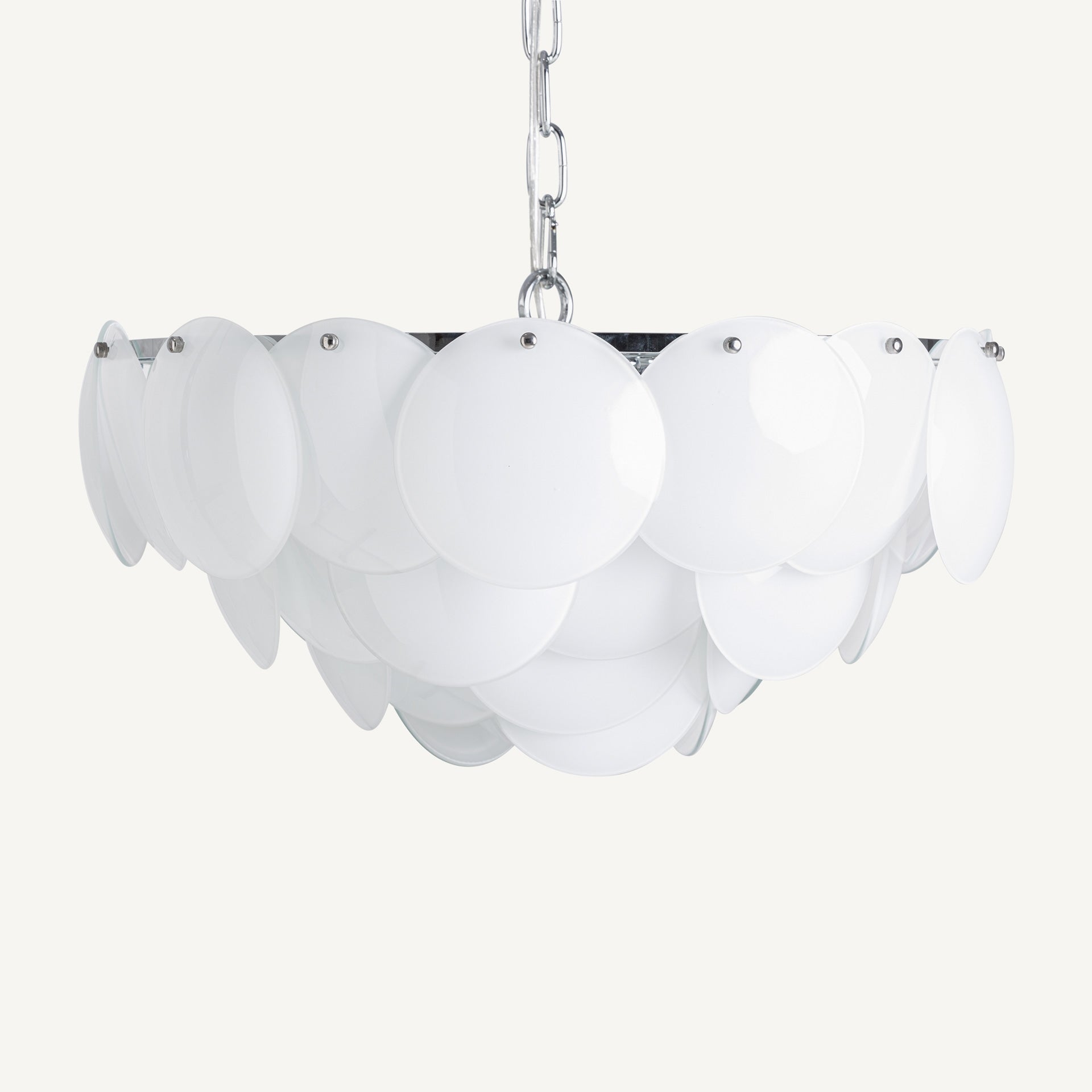 Lustre cylindrique cristal blanc | VICAL Elisha | REMO-HOME, mobilier design et décoration d'intérieur