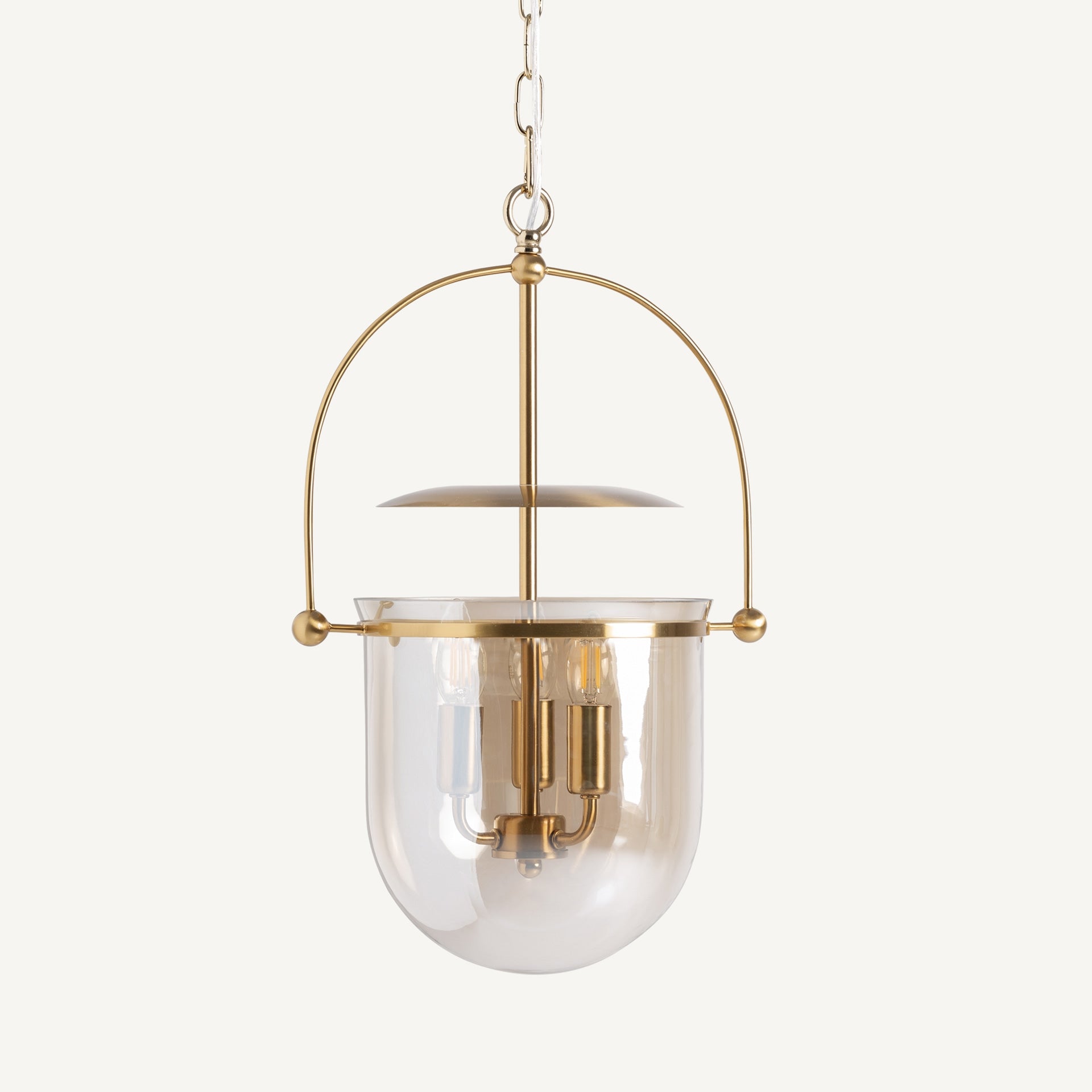 Lustre cylindrique cristal fumé cuivre | VICAL Caine | REMO-HOME, mobilier design et décoration d'intérieur