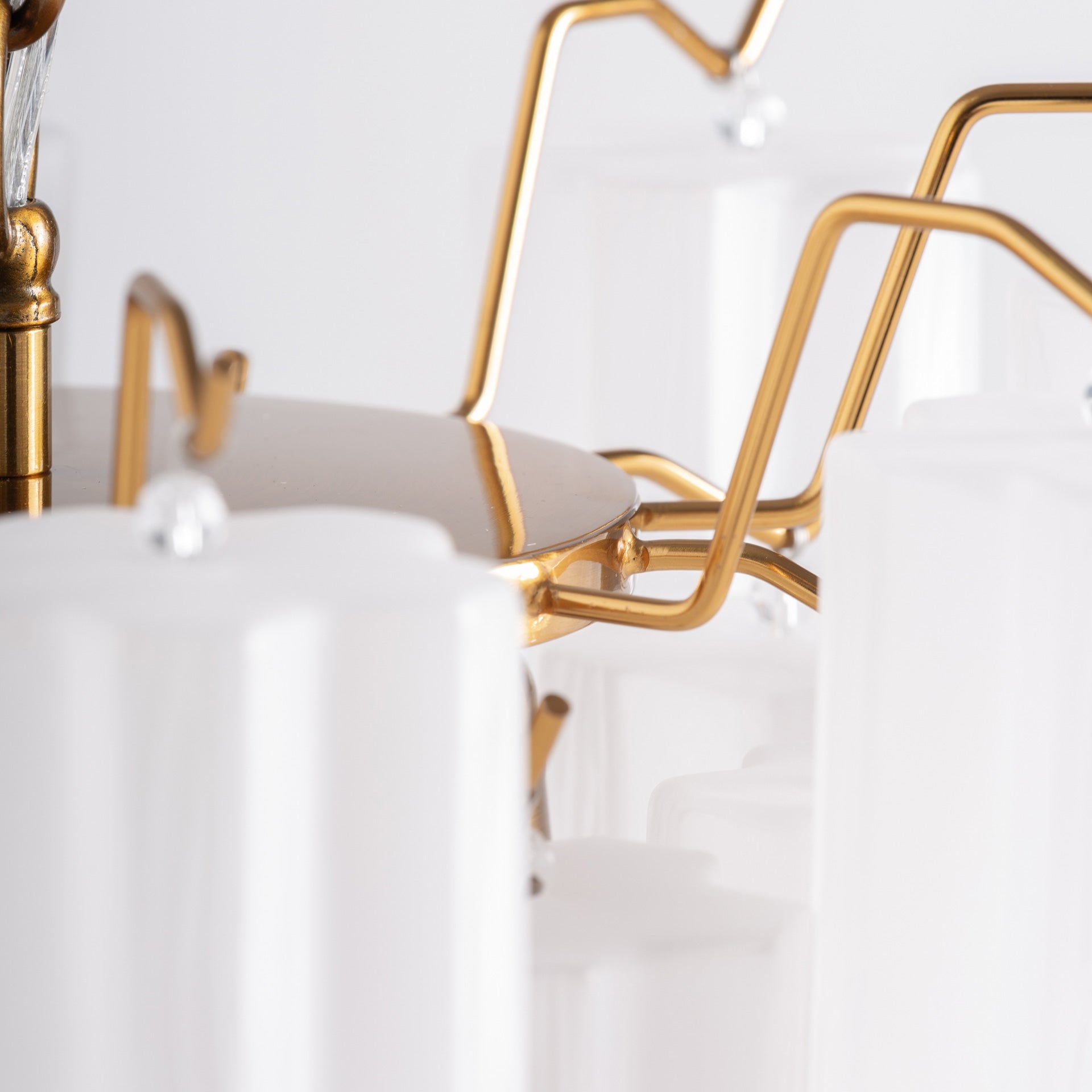 Lustre dôme cristal blanc bronze 42cm | VICAL Palesha | REMO-HOME, mobilier design et décoration d'intérieur