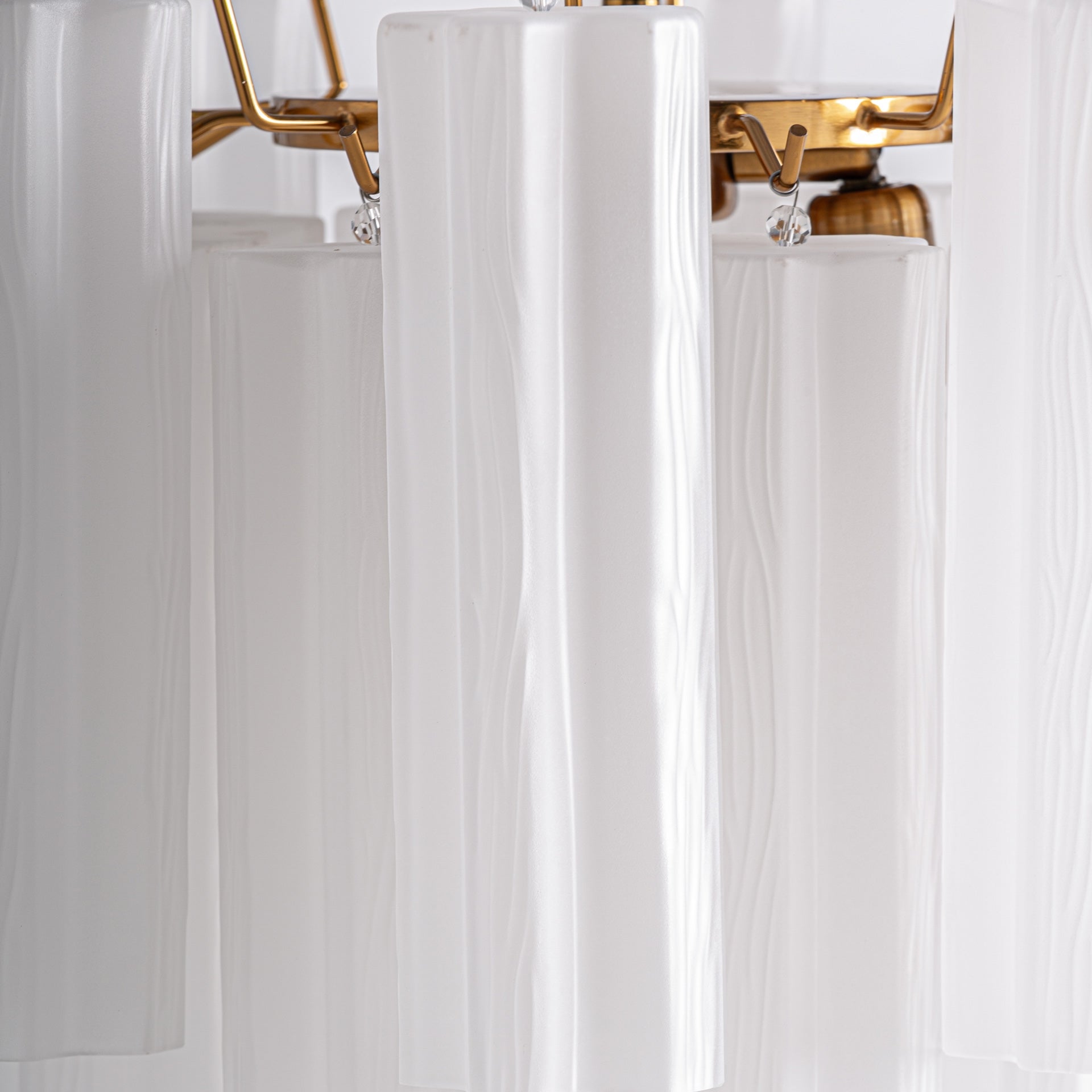 Lustre dôme cristal blanc bronze 42cm | VICAL Palesha | REMO-HOME, mobilier design et décoration d'intérieur