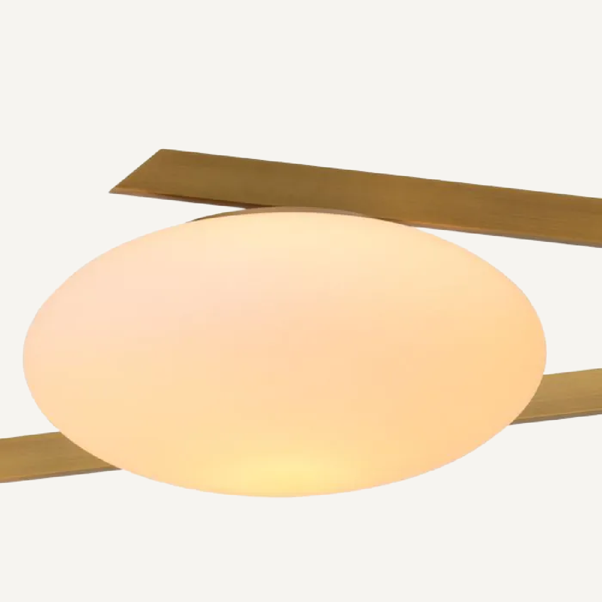 Lustre doré en verre blanc | Eichholtz Evergreen L | REMO-HOME, mobilier et décoration d'intérieur