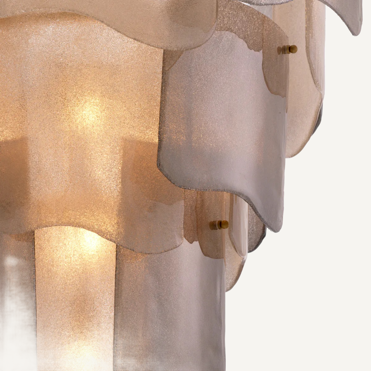 Lustre doré en verre fumé | Eichholtz Asinara S | REMO-HOME, mobilier et décoration d'intérieur