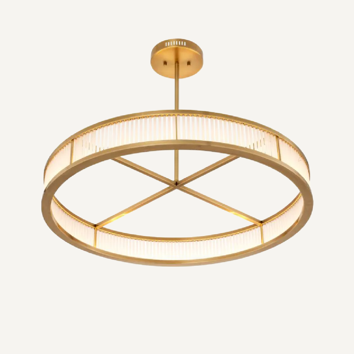 Lustre doré en verre mat | Eichholtz Thibaud L | REMO-HOME, mobilier et décoration d'intérieur