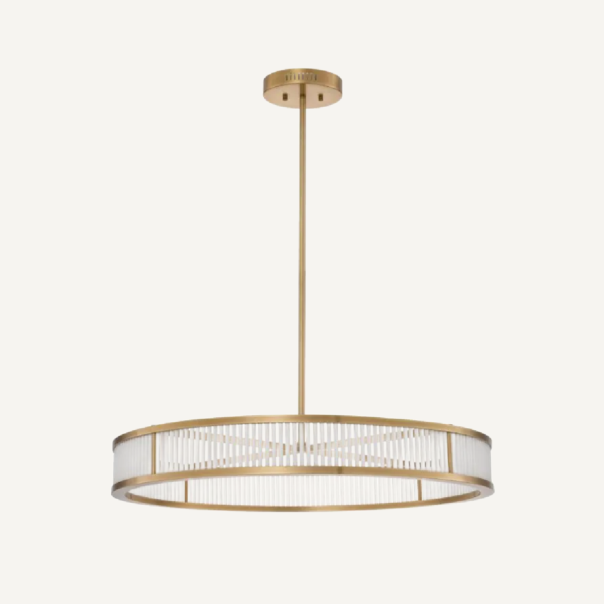 Lustre doré en verre mat | Eichholtz Thibaud L | REMO-HOME, mobilier et décoration d'intérieur