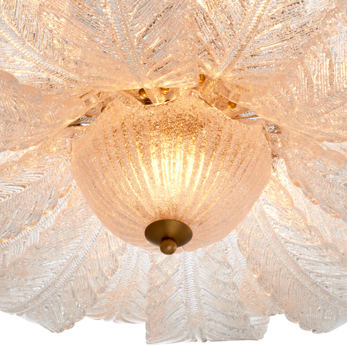 Lustre doré en verre texturé | Eichholtz Cabrillo | REMO-HOME, mobilier et décoration d'intérieur
