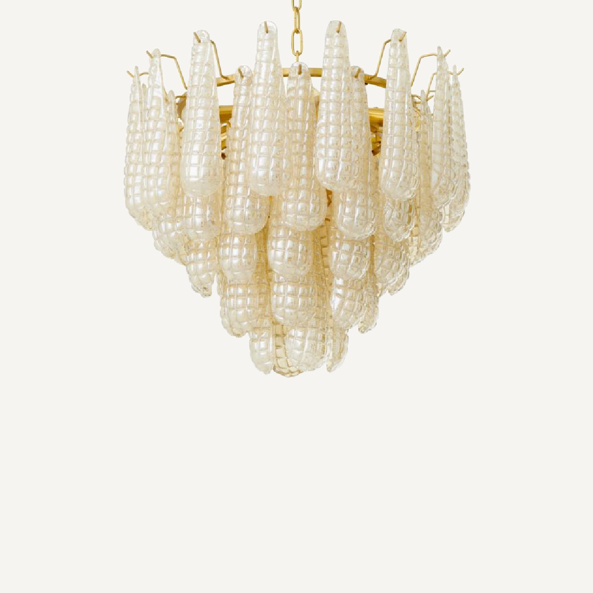 Lustre doré et verre champagne | Eichholtz Chaves S | REMO-HOME, mobilier et décoration d'intérieur