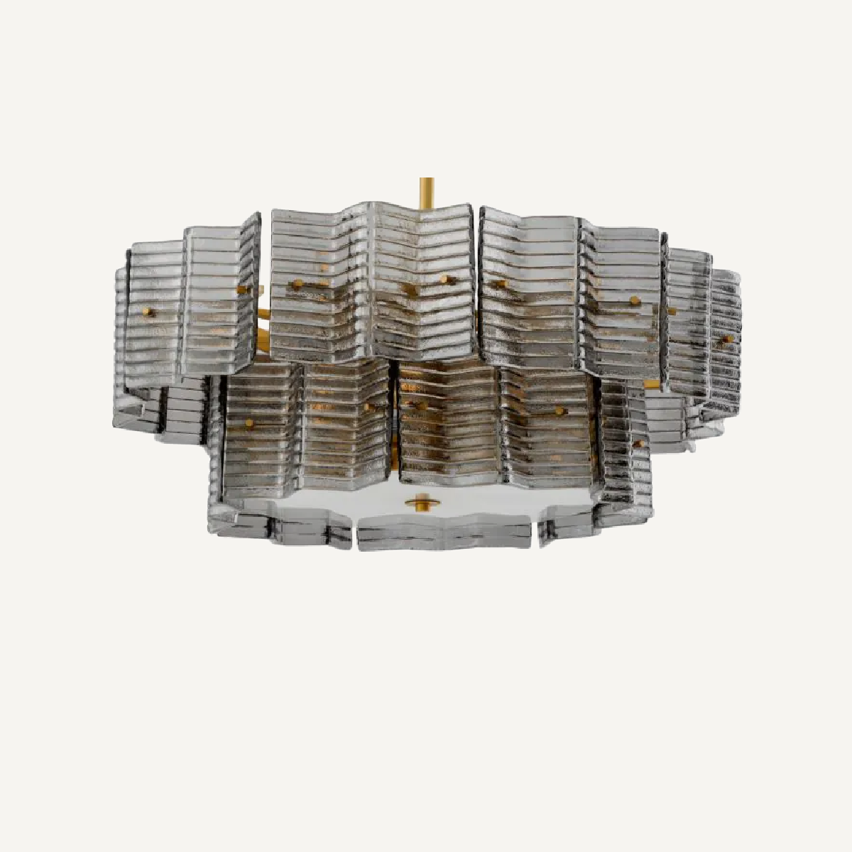 Lustre dorée en verre fumé | Eichholtz Silvano | REMO-HOME, mobilier et décoration d'intérieur