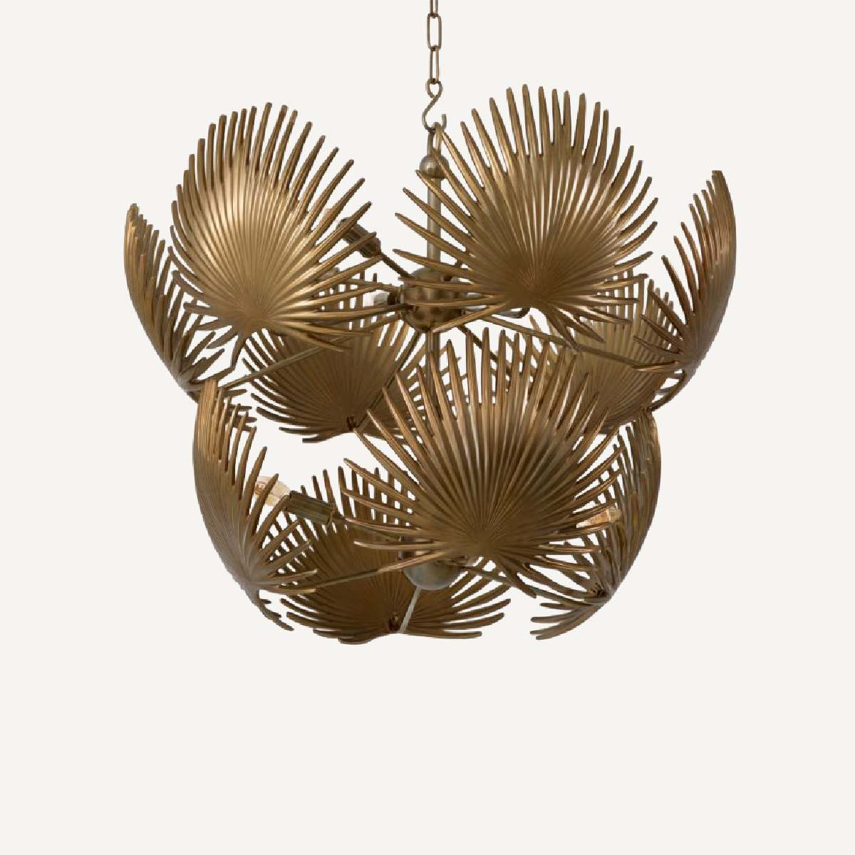 Lustre en laiton | Eichholtz Foliage | REMO-HOME, mobilier et décoration d'intérieur
