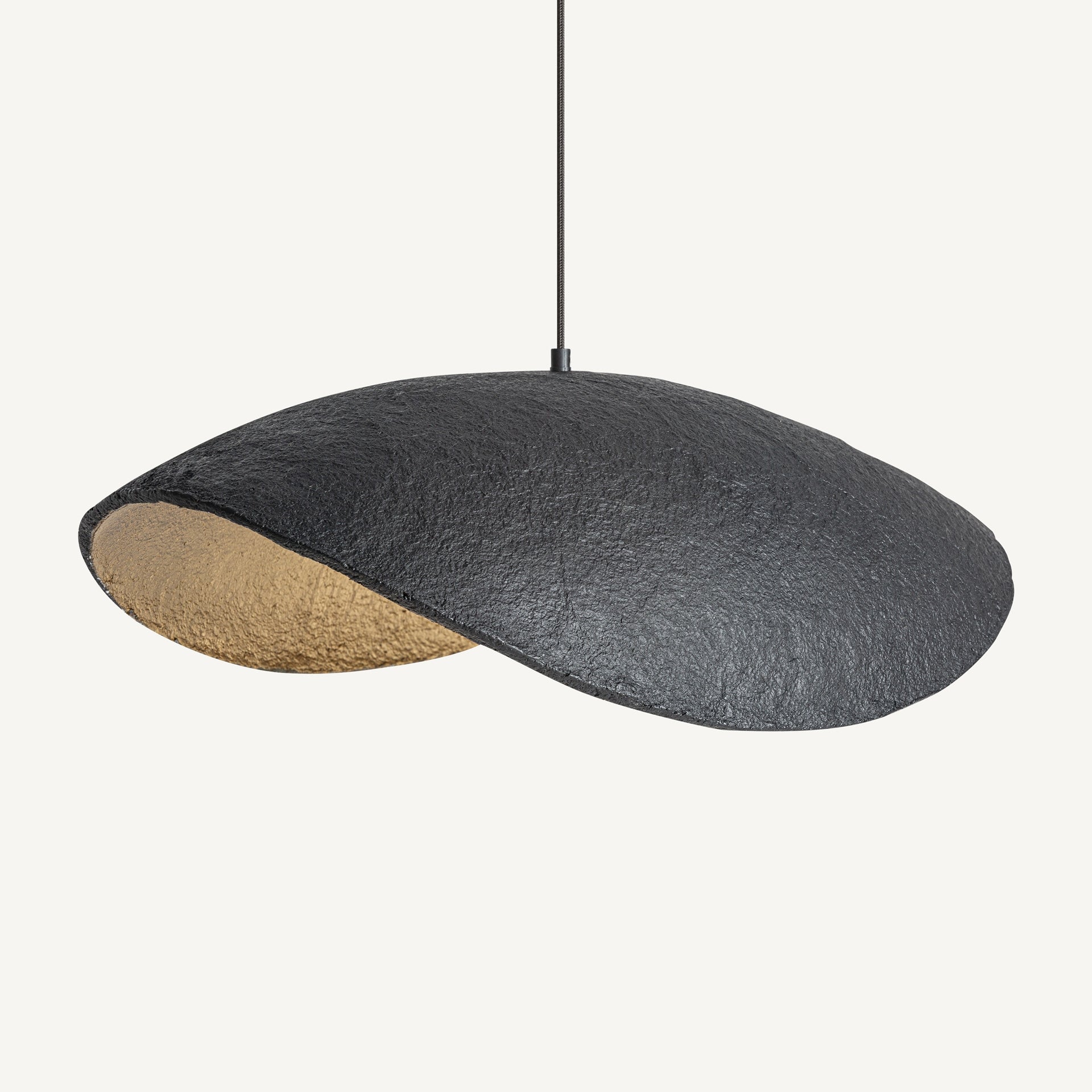 Lustre papier mâché bronze fer noir | VICAL Blake | REMO-HOME, mobilier design et décoration d'intérieur