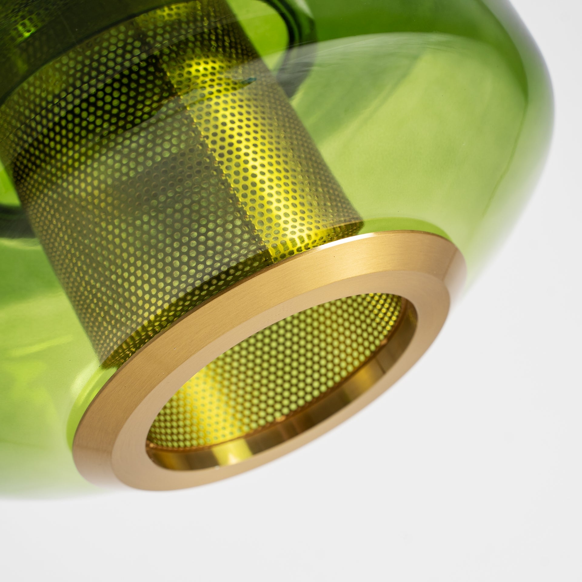 Lustre verre vert translucide | VICAL Gala | REMO-HOME, mobilier design et décoration d'intérieur