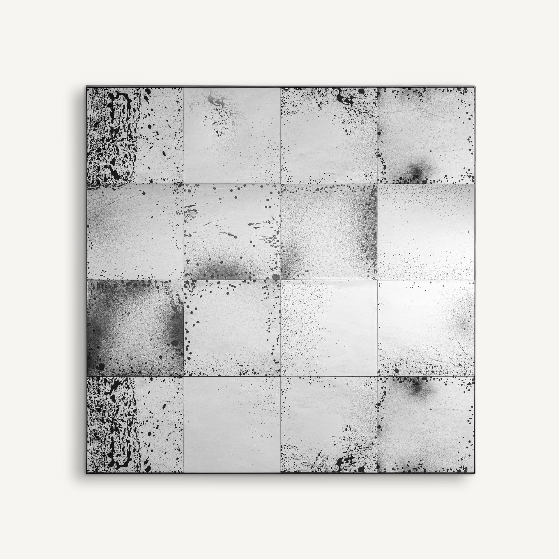 Miroir carré mural fer noir | VICAL | REMO-HOME, mobilier design et décoration d'intérieur