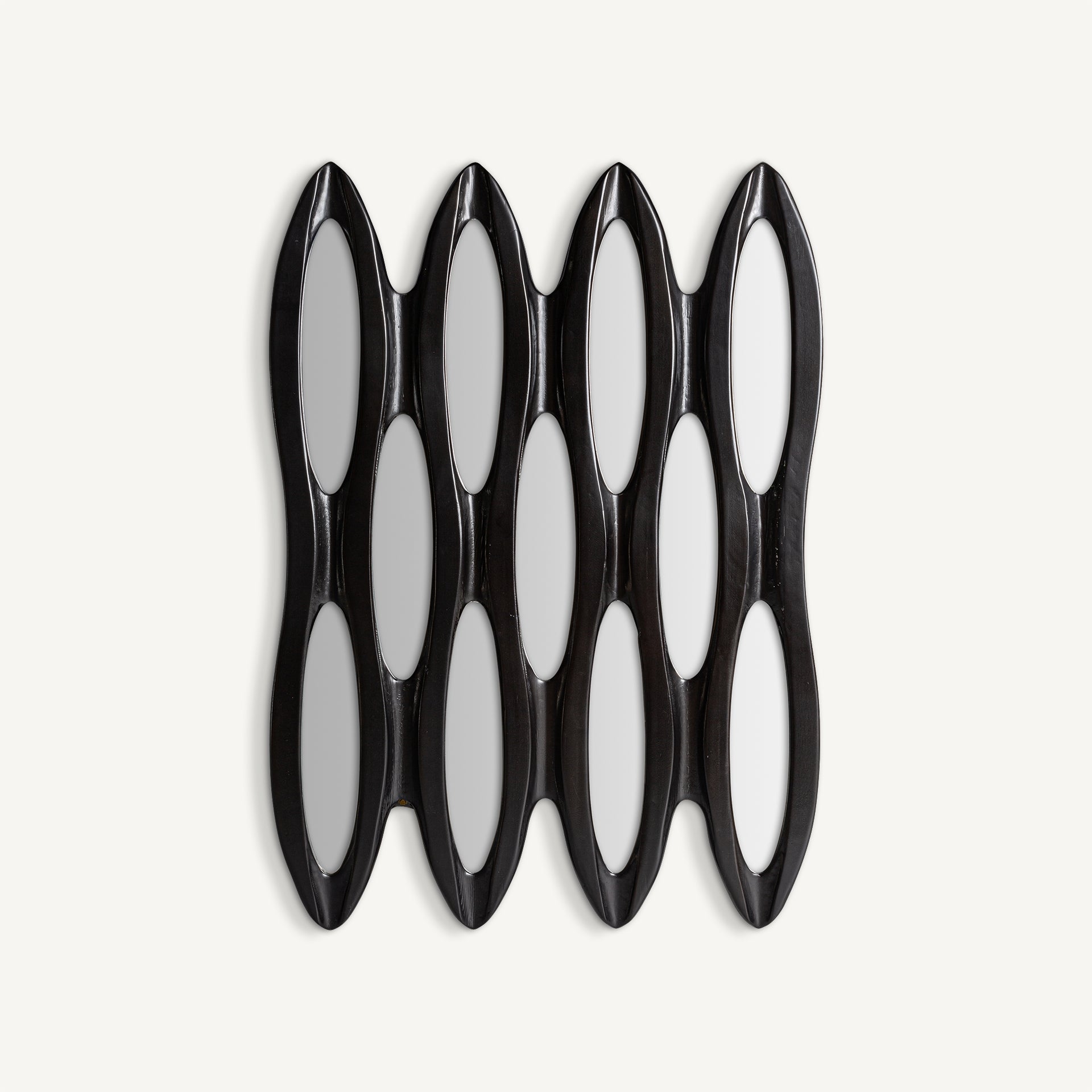 Miroir mural contemporain bois dm noir mat | VICAL Riley | REMO-HOME, mobilier design et décoration d'intérieur