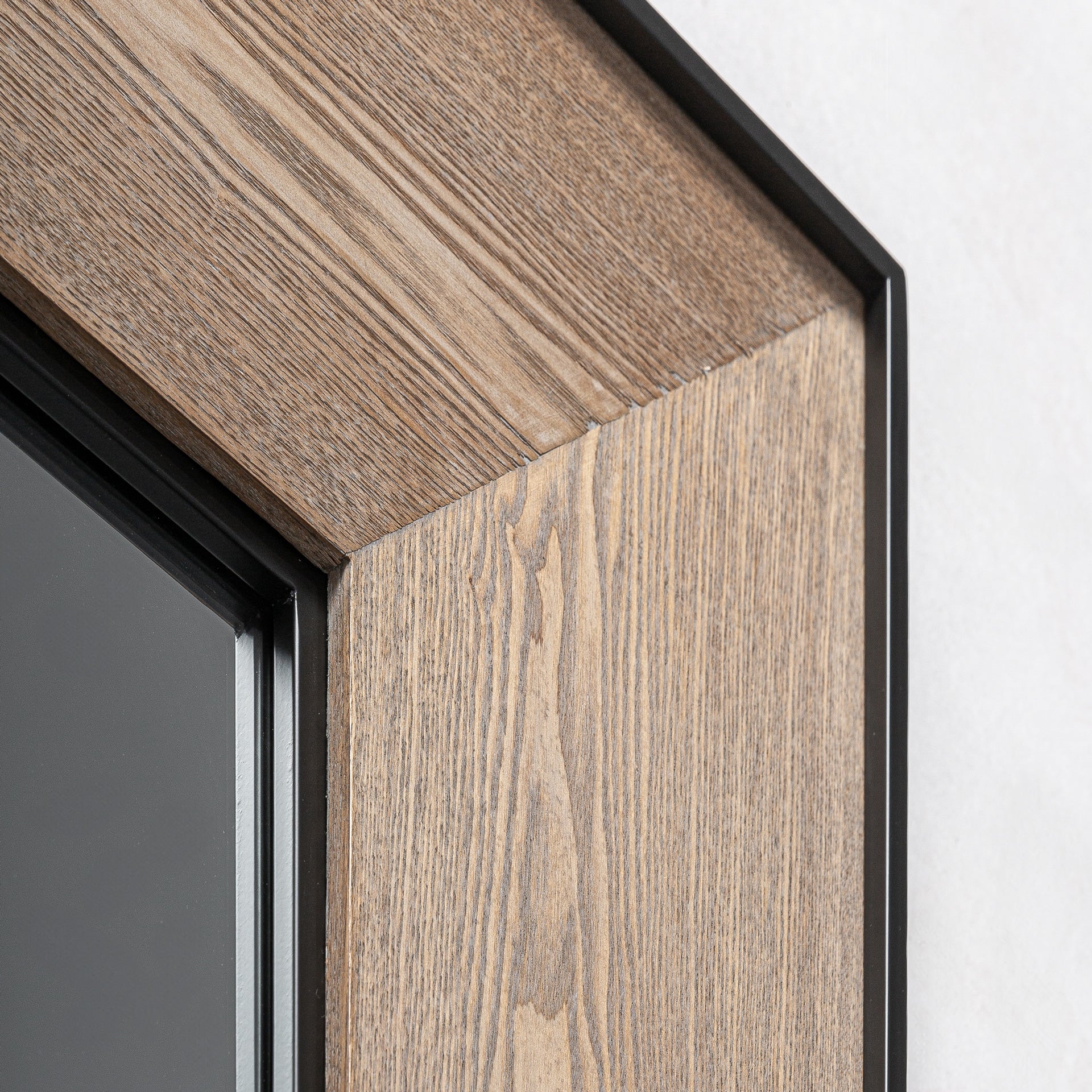 Miroir mural contemporain en frêne marron clair| VICAL Lugano | REMO-HOME, mobilier design et décoration d'intérieur