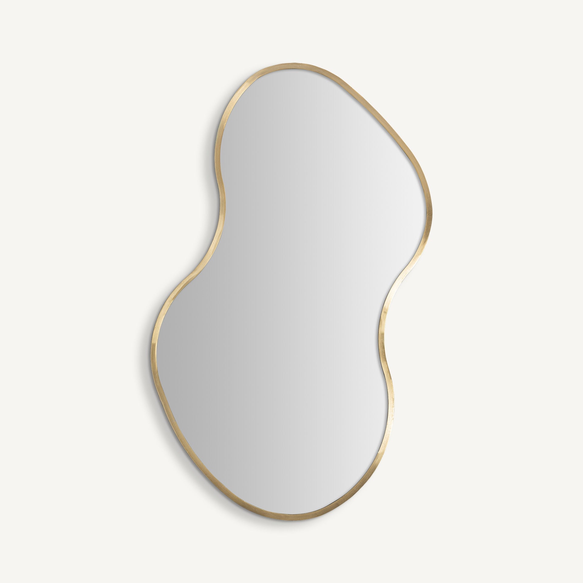 Miroir mural ovale acier doré | VICAL Rinhe | REMO-HOME, mobilier design et décoration d'intérieur