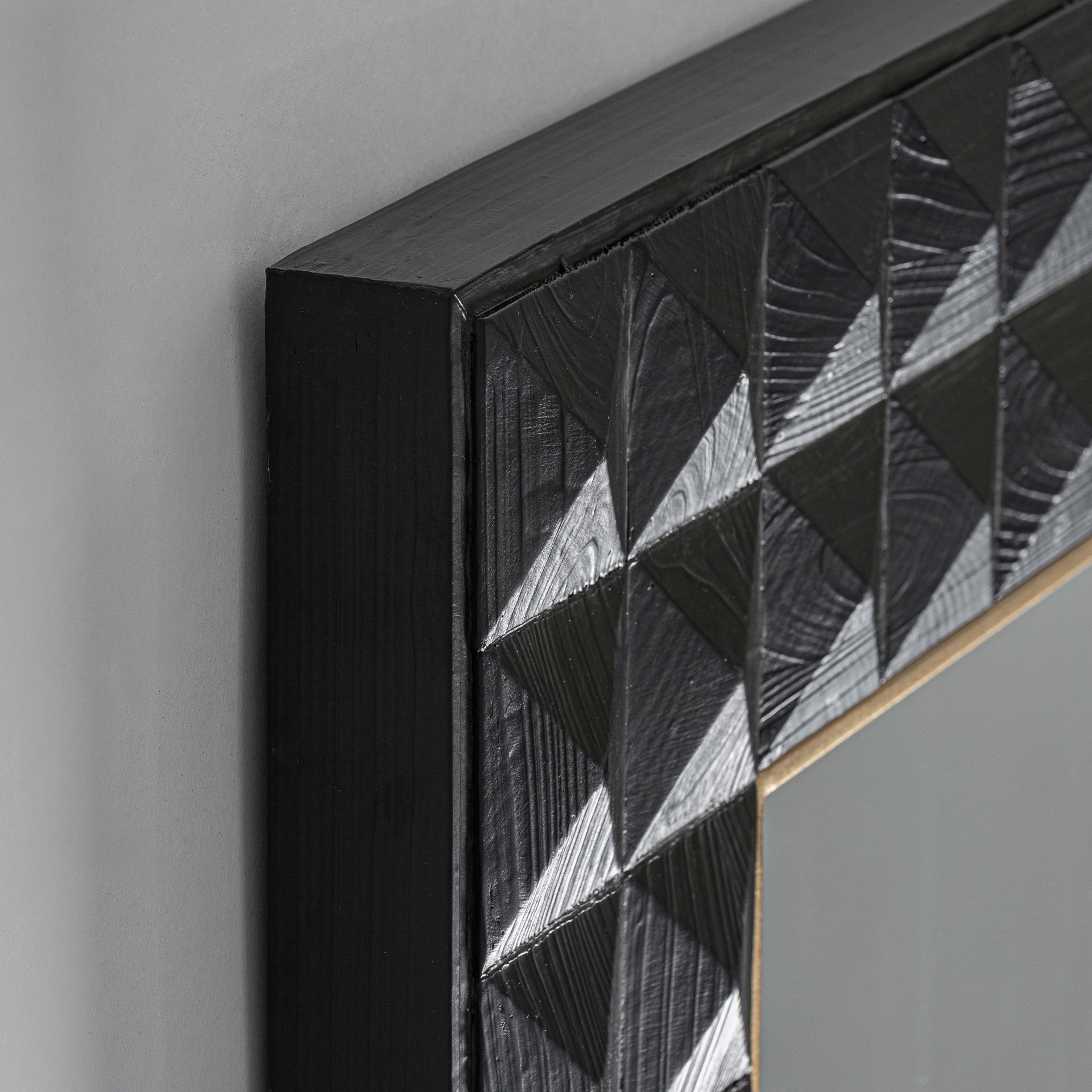 Miroir panoramique frêne noir doré | VICAL Morzine | REMO-HOME, mobilier design et décoration d'intérieur