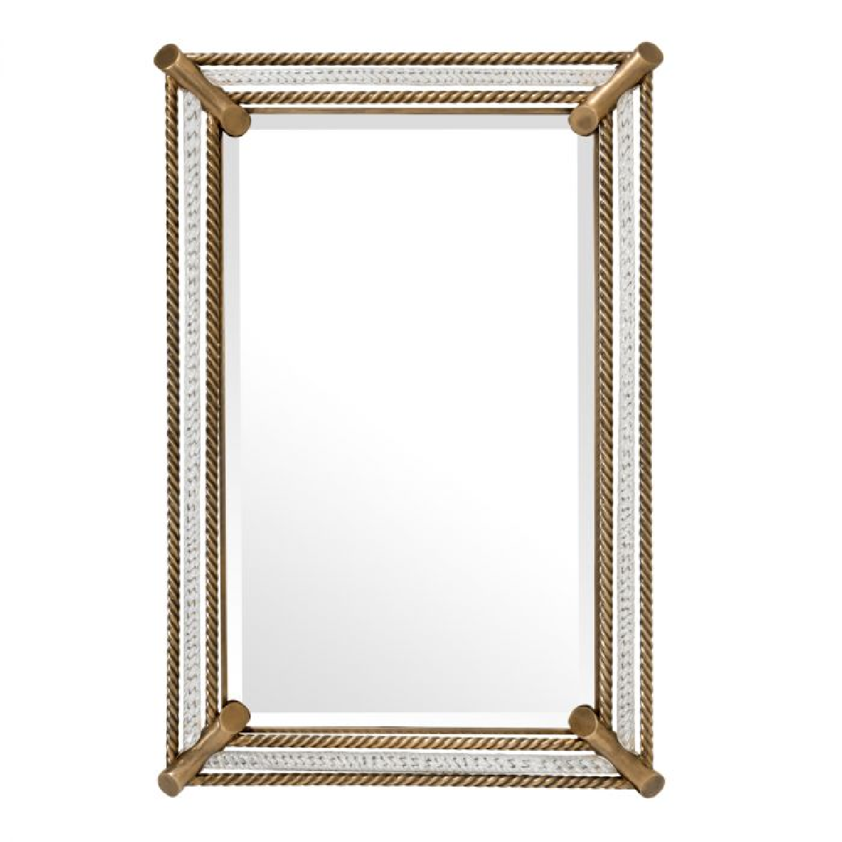 Miroir rectangulaire en laiton | Eichholtz Civita | REMO-HOME, mobilier et décoration d'intérieur