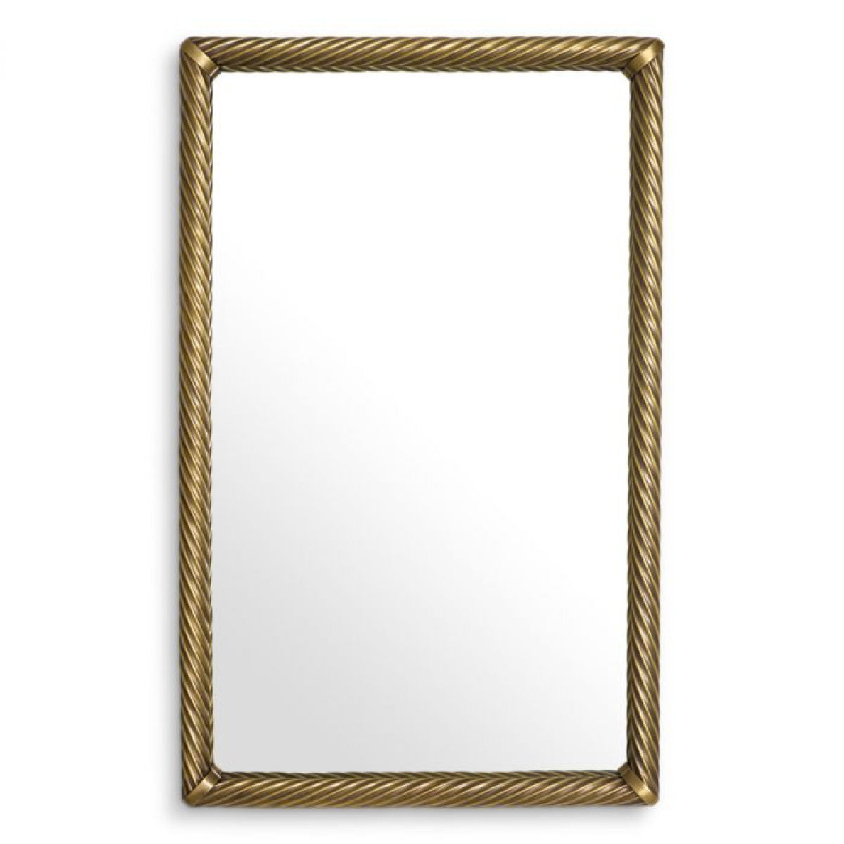 Miroir rectangulaire en laiton vieilli | Eichholtz Salvi | REMO-HOME, mobilier et décoration d'intérieur