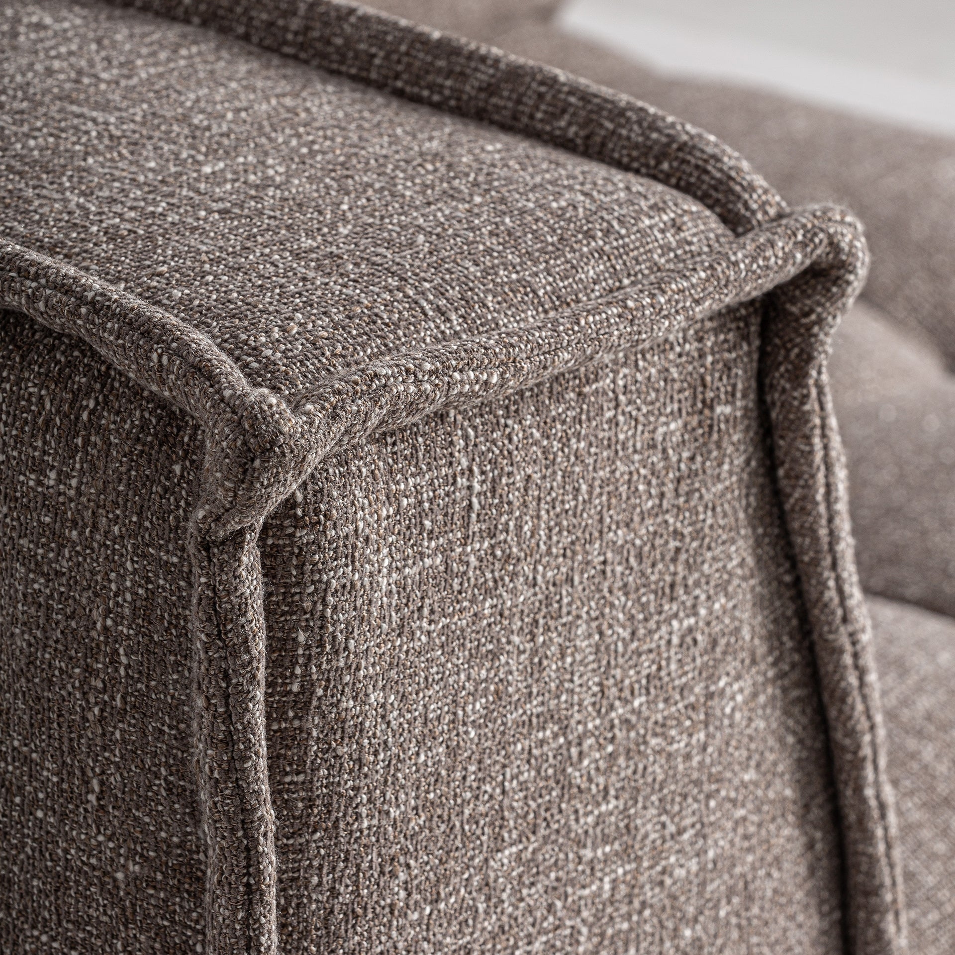 Module canapé d'angle tissu brun moucheté | VICAL Aspach | REMO-HOME, mobilier design et décoration d'intérieur