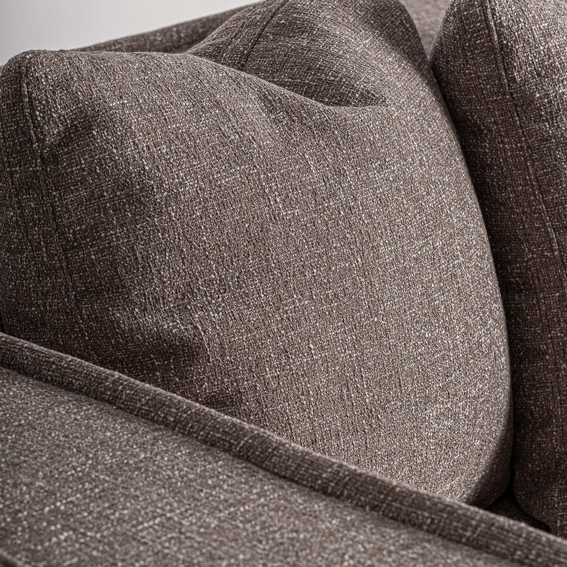 Module canapé d'angle tissu brun moucheté | VICAL Aspach | REMO-HOME, mobilier design et décoration d'intérieur