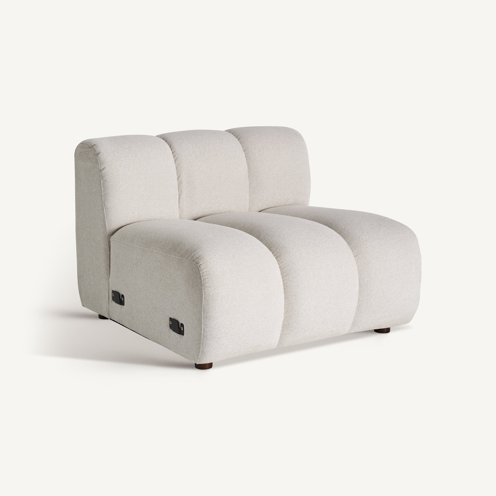 Module central canapé en gris polyester | VICAL Dortan | REMO-HOME, mobilier design et décoration d'intérieur