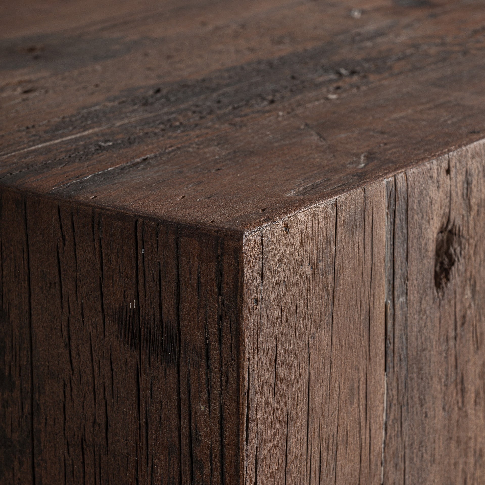 Module comptoir de bar bois récupéré marron 110 cm | VICAL Landshut | REMO-HOME, mobilier design et décoration d'intérieur