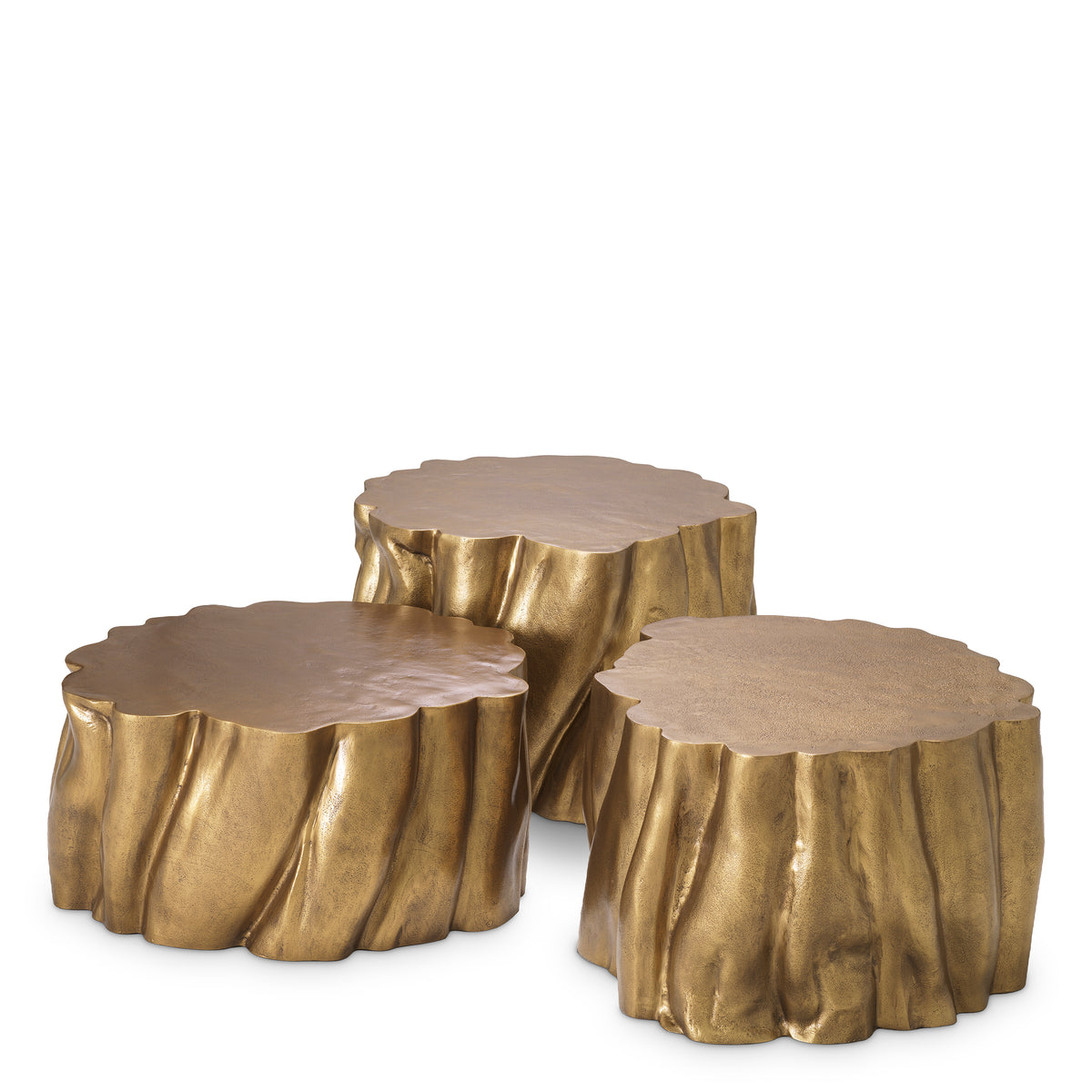 Table basse design en finition laiton vintage | Eichholtz Frederico