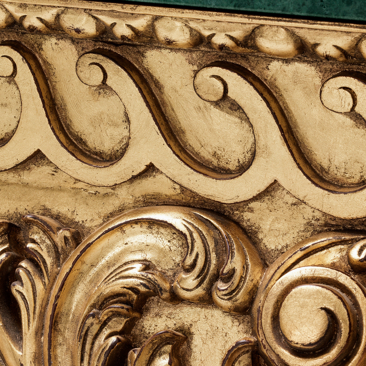 Table basse design en antiqued doré leaf | Eichholtz Matthias