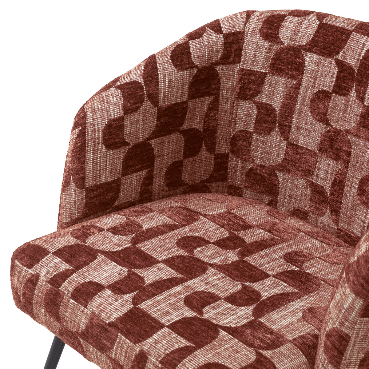 Chaise salle à manger design | Eichholtz Aiden carmin