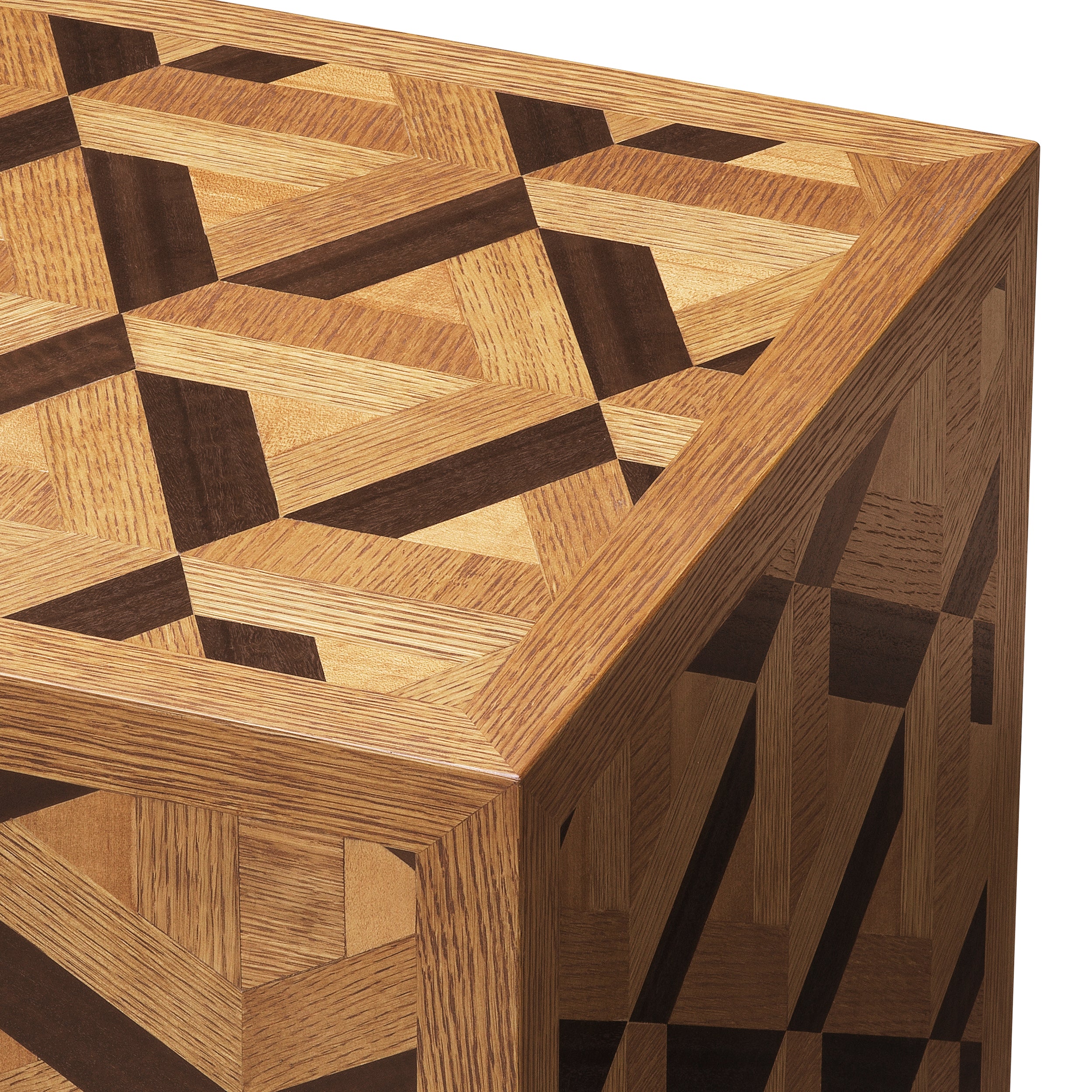 Table d'appoint design en oak veneer | Eichholtz Rubicon oak