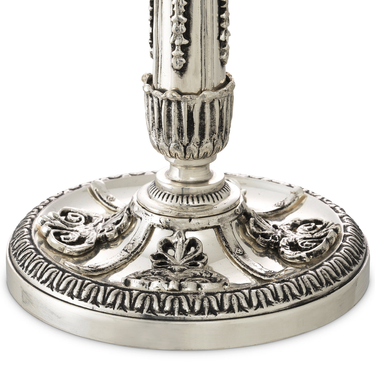Porte-bougies design en antique finition argentée | Eichholtz Whitney