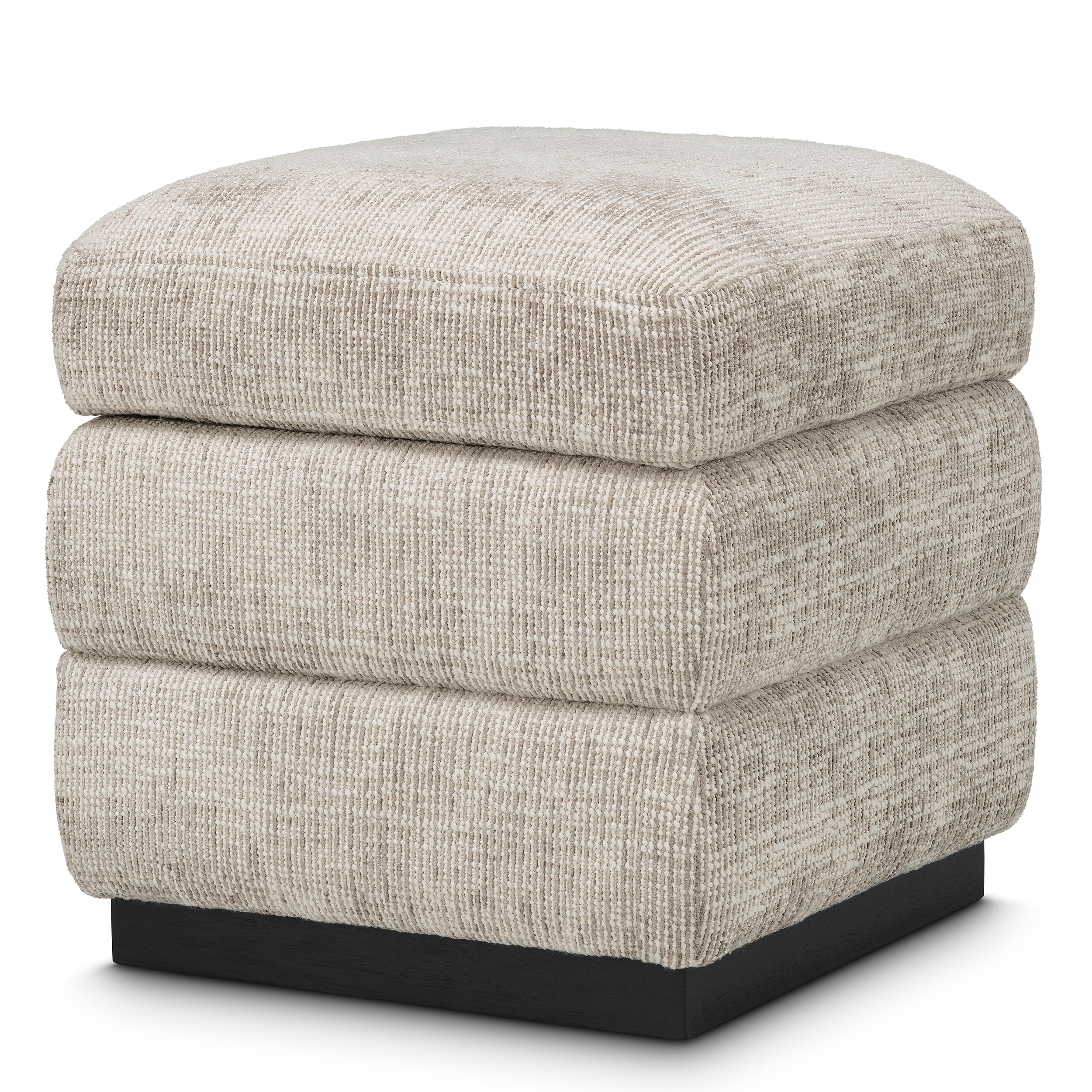 Tabouret design en creststone beige | Eichholtz Valmont creststone
