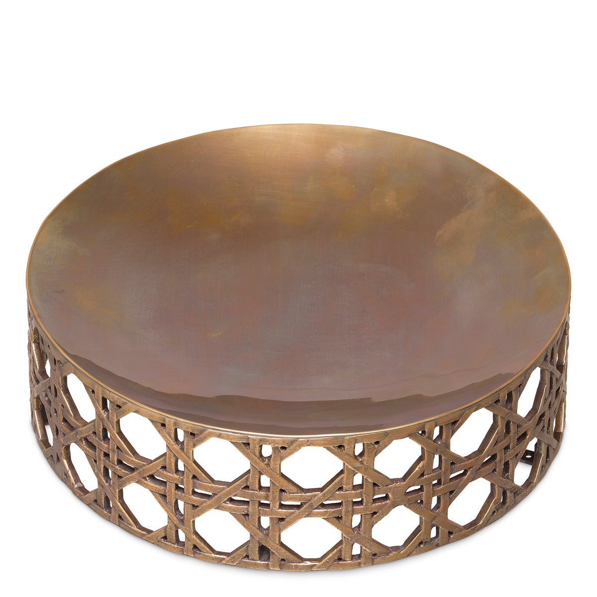 Coupe décorative luxe en finition laiton vintage | Eichholtz Dameron