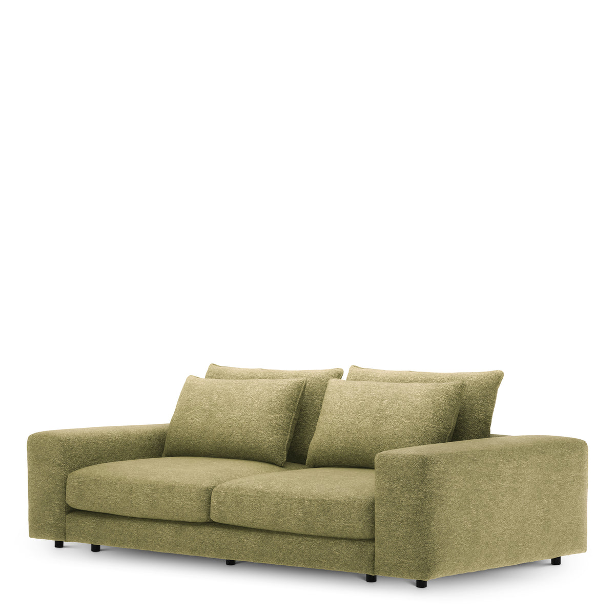 Canapé design haut de gamme en lurano moss vert | Eichholtz Club