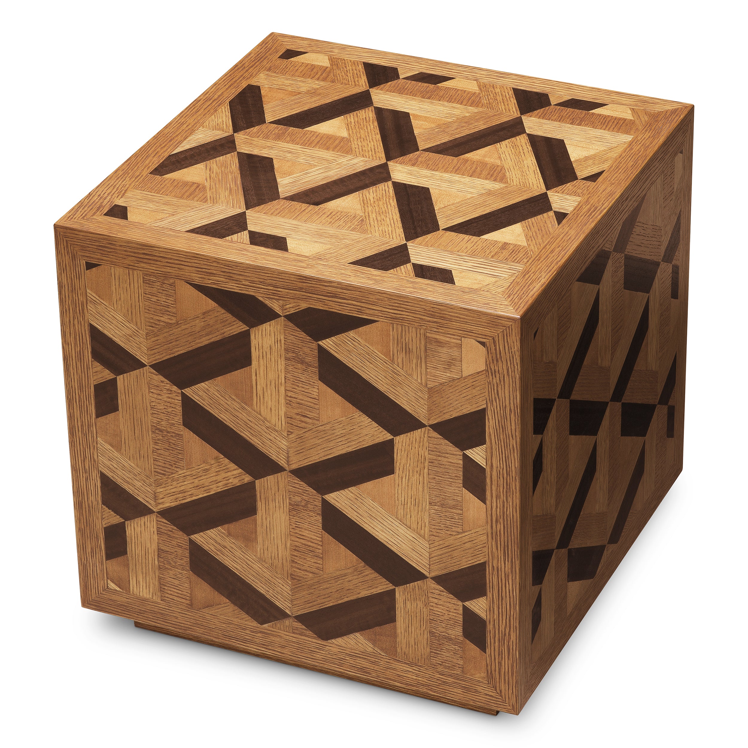 Table d'appoint design en oak veneer | Eichholtz Rubicon oak
