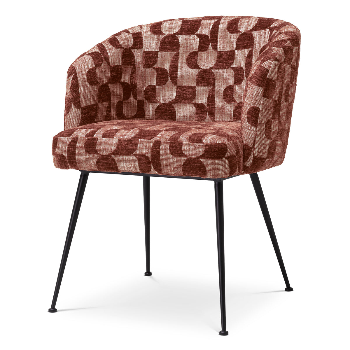 Chaise salle à manger design | Eichholtz Aiden carmin