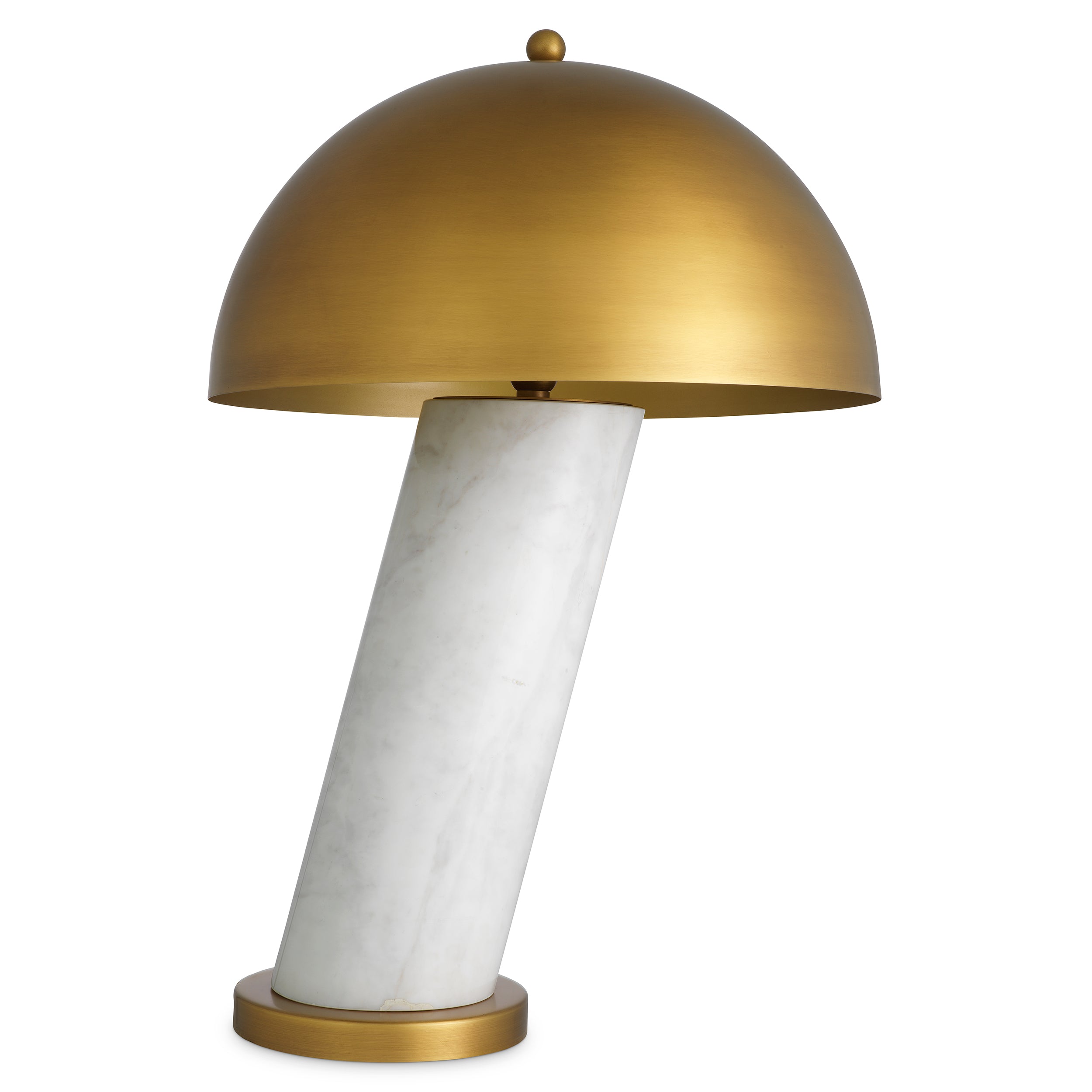 Lampe de table design en blanc marble | Eichholtz Daniel