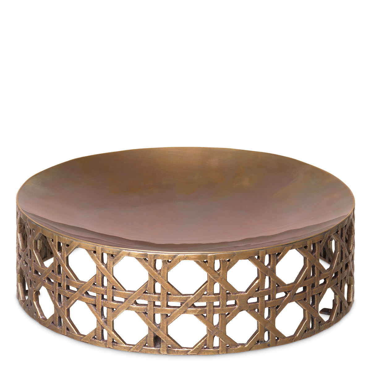 Coupe décorative luxe en finition laiton vintage | Eichholtz Dameron