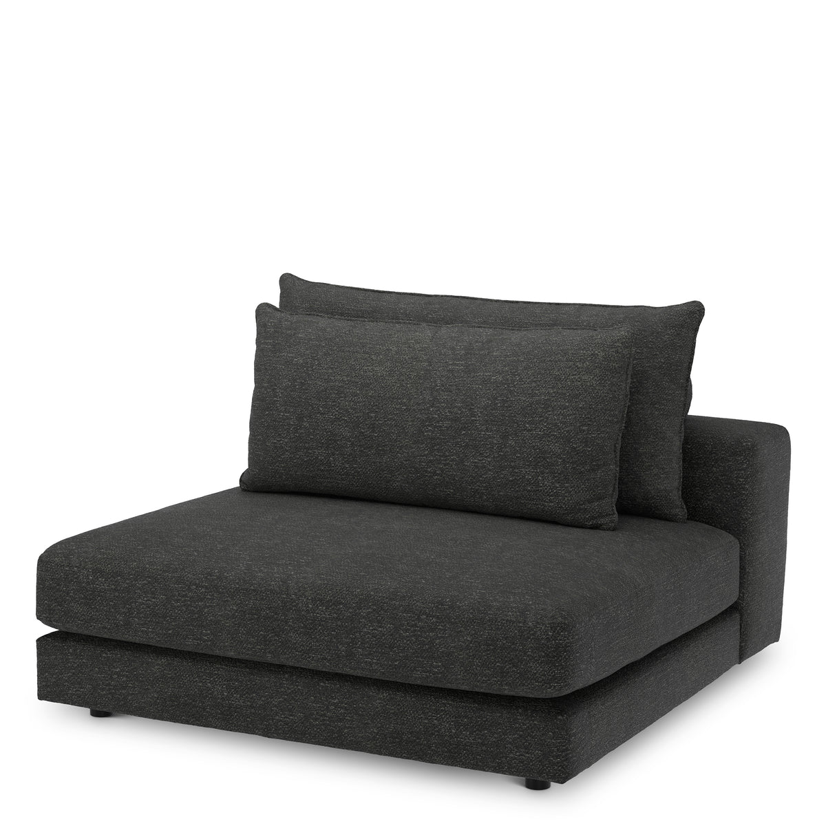 Canapé design haut de gamme en lurano anthracite | Eichholtz Club