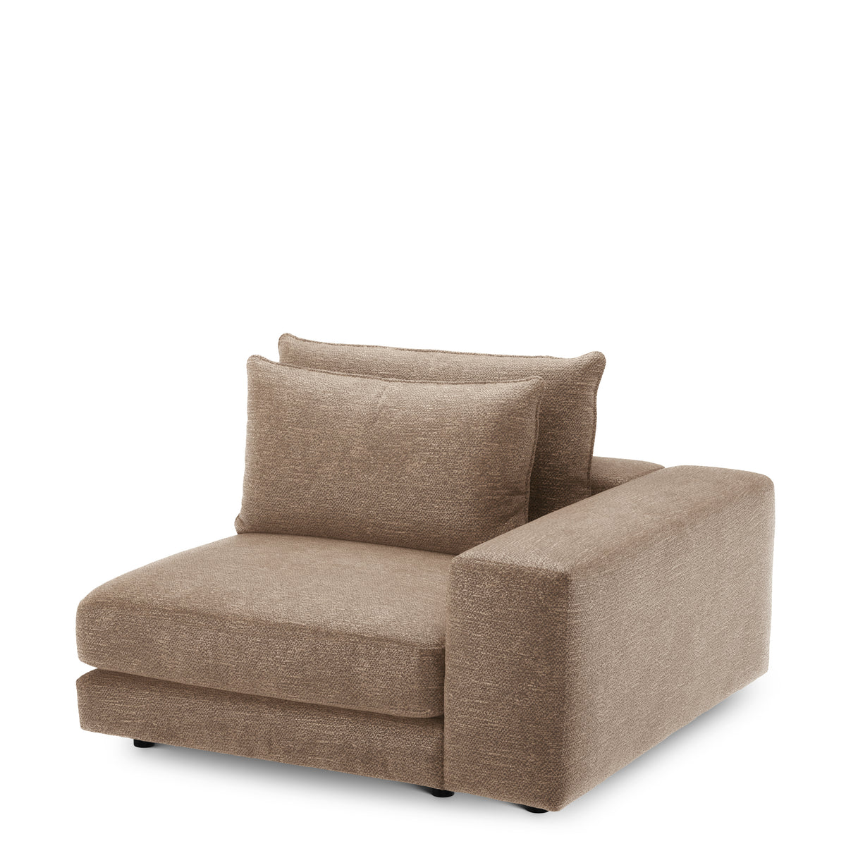 Canapé design haut de gamme en lurano marron | Eichholtz Club