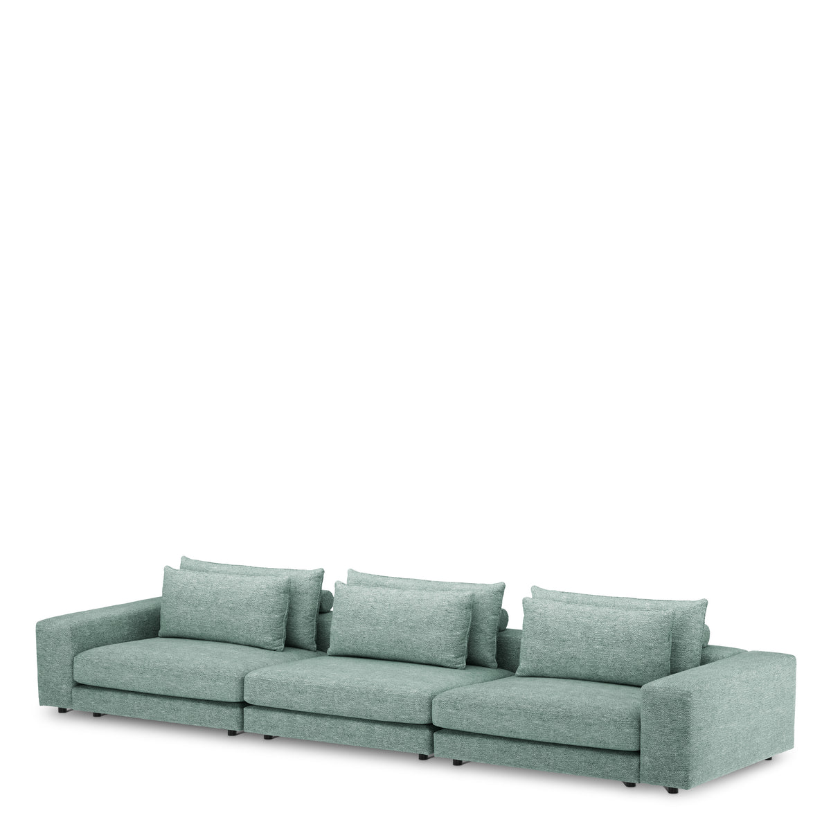 Canapé design haut de gamme en lurano turquoise | Eichholtz Club