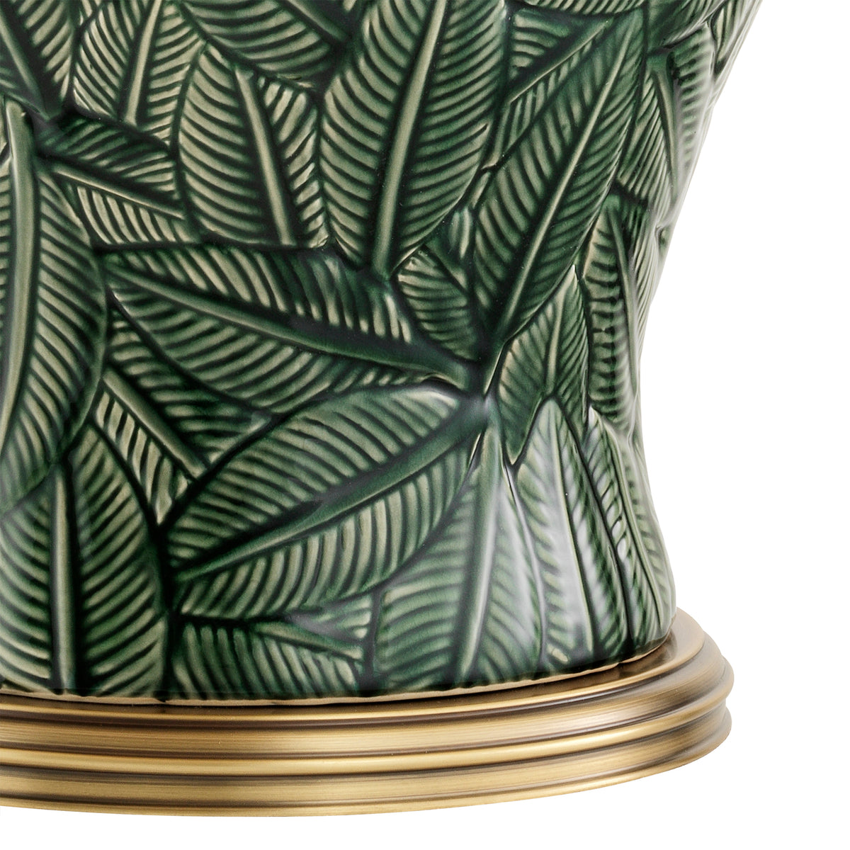 Lampe de table design en vert ceramic | Eichholtz Cyprus
