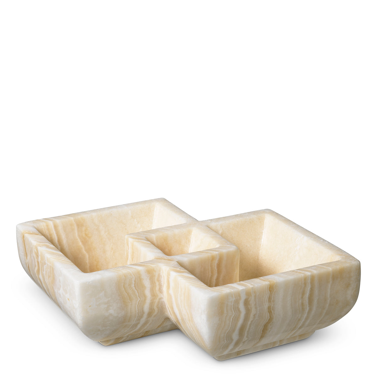 Coupe décorative luxe en naturel onyx | Eichholtz Heber