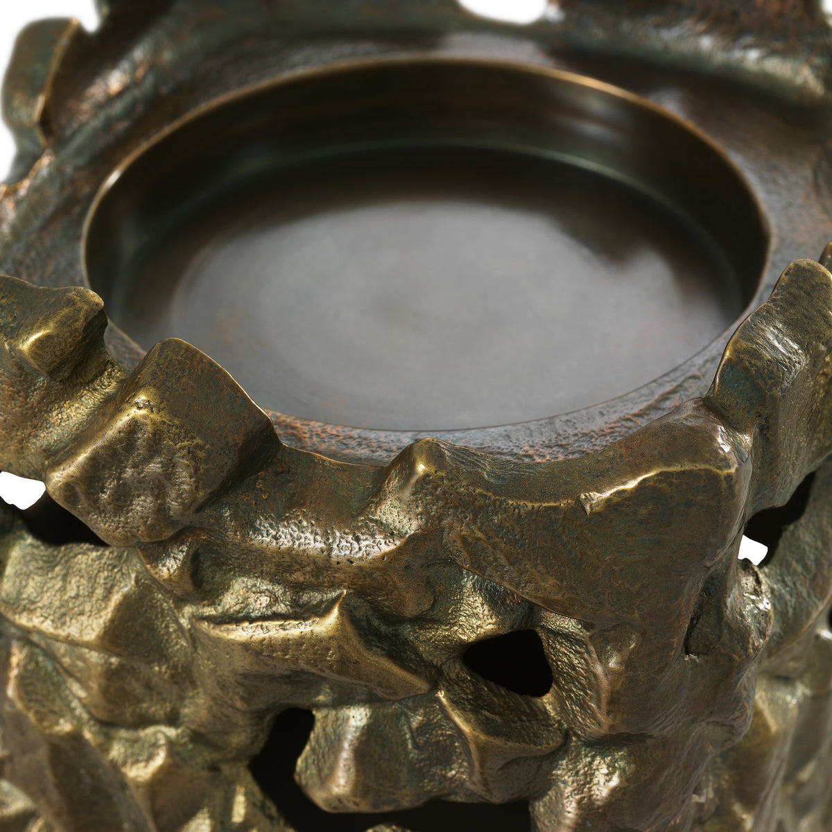 Porte-bougies design en finition laiton vintage | Eichholtz Siracusa