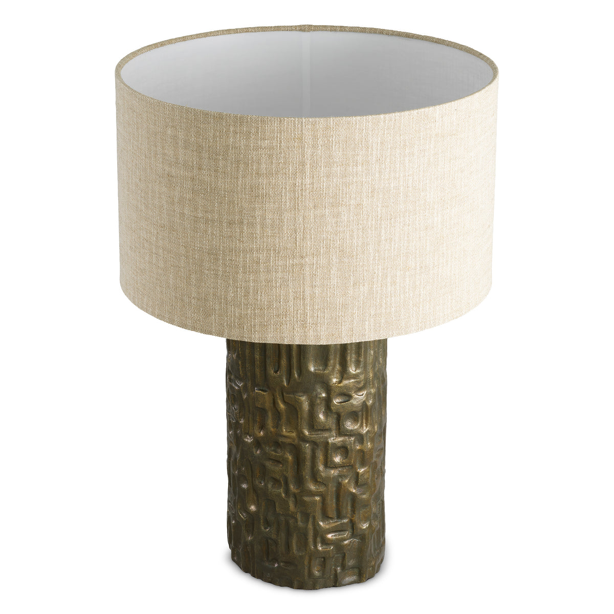 Lampe de table design en finition laiton vintage | Eichholtz Sedona